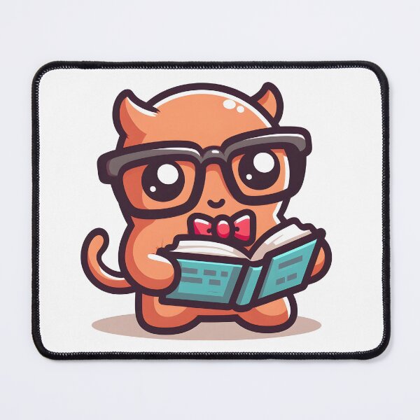 Item preview, Kawaii Kawaii Golem With Nerdy Glasses designed and sold by CanvasCutie.