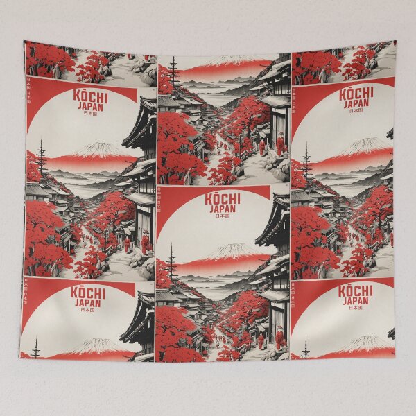 Item preview, Kochi Japan Vintage Travel Tourism  designed and sold by TravelersGems.
