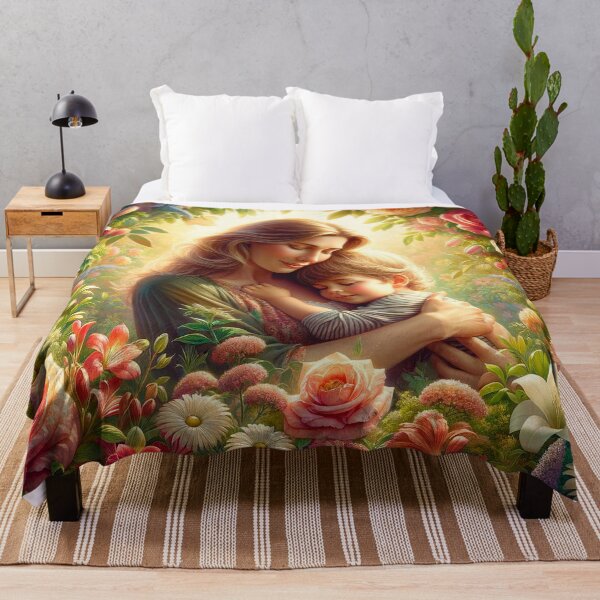 Item preview, Maternal love in a sea of flowers designed and sold by Cerberus-Art.