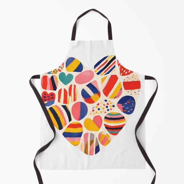 Item preview, Multicolored stripped stuffs in one heart designed and sold by RoadMail.