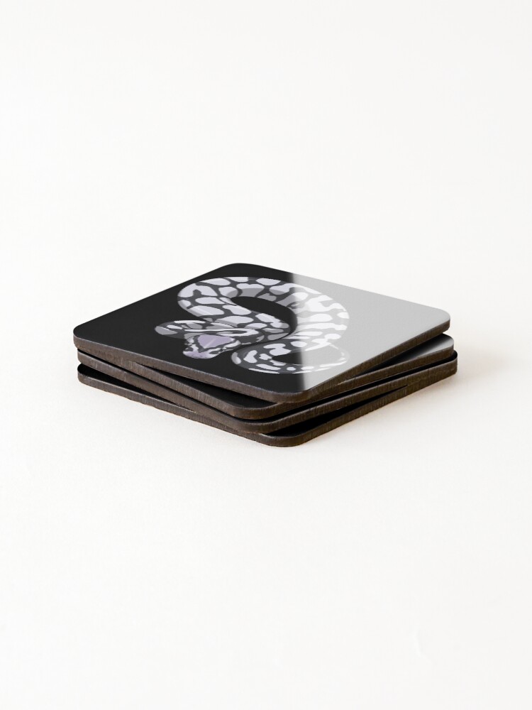 Thumbnail 4 of 5, Coasters (Set of 4), Ball Python designed and sold by HauntedHerps.