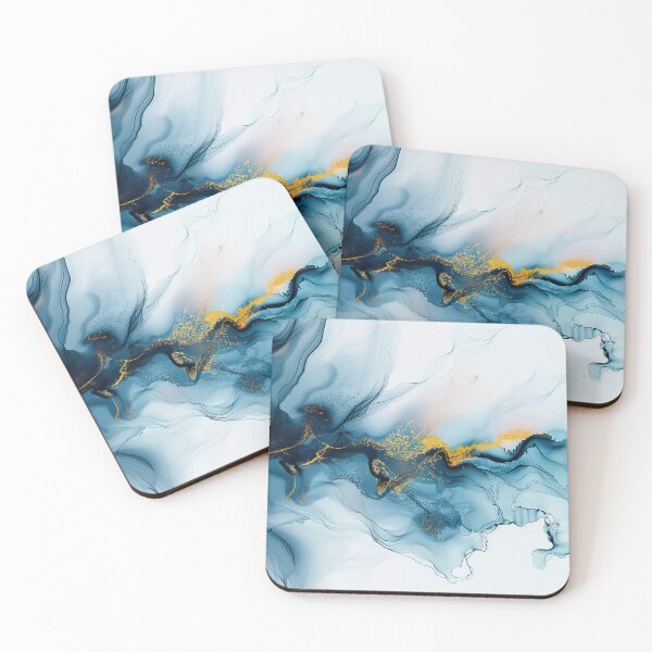 Item preview, Aegean Dreams: Marble Ink Waves designed and sold by Smart Art 42.