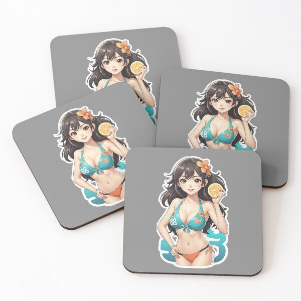 Item preview, Summer Beautiful Anime Girl 88 & 88. designed and sold by Giulivo Store Graphic.