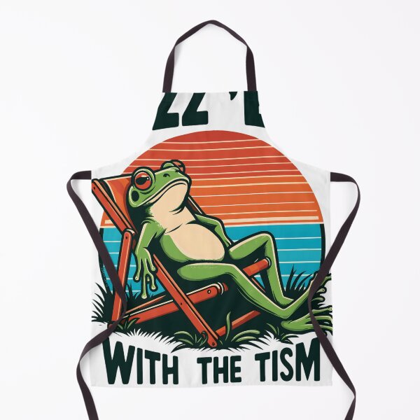 Item preview, Rizz Em With The Tism Funny Tism Frog designed and sold by KitonicTees.