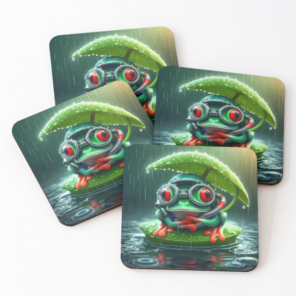 Item preview, Frog in diving suit designed and sold by Vibranta Studio.