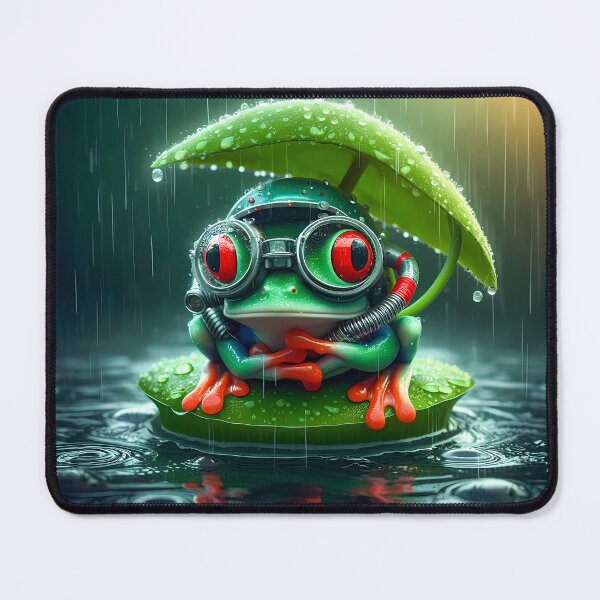 Item preview, Frog in diving suit designed and sold by Vibranta Studio.