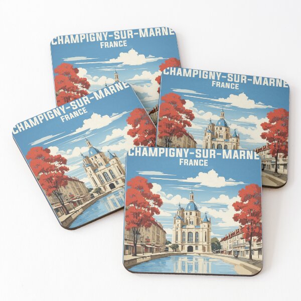 Item preview, Champigny Sur Marne France Vintage Travel Tourism  designed and sold by TravelersGems.