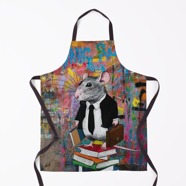 Item preview, Banksy Street Art Colorful Rat mouse designed and sold by martin max.