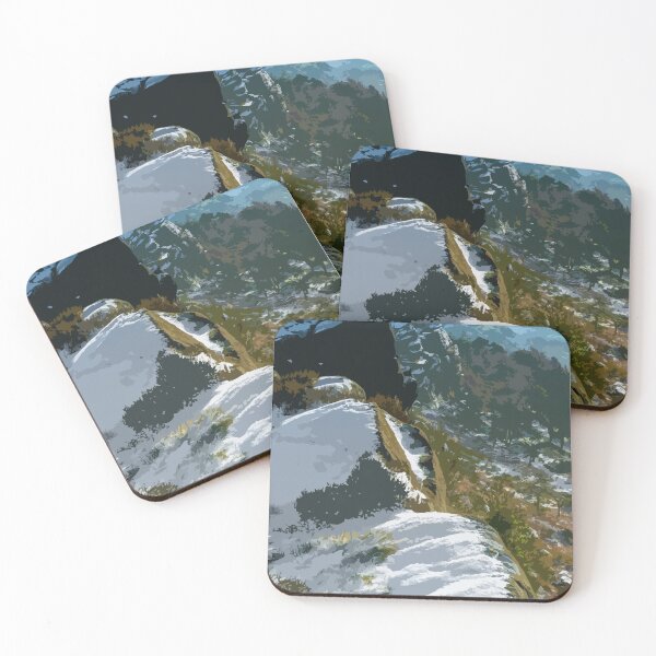 Item preview, Retro travel poster The Roaches, Peak District, UK. designed and sold by RobThorley.