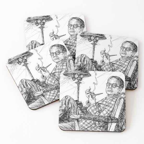 Item preview, RAYMOND CHANDLER ink portrait .1 designed and sold by lautir.