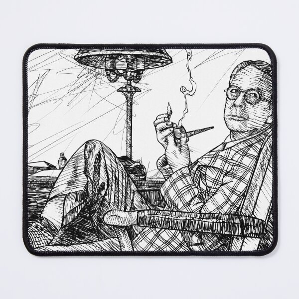 Item preview, RAYMOND CHANDLER ink portrait .1 designed and sold by lautir.