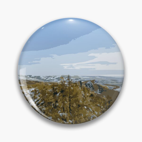 Item preview, Retro travel poster The Roaches, Peak District, UK. designed and sold by RobThorley.