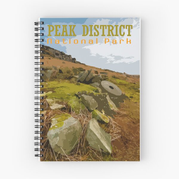 Item preview, Retro travel poster Stanage Edge, Peak District, UK. designed and sold by RobThorley.