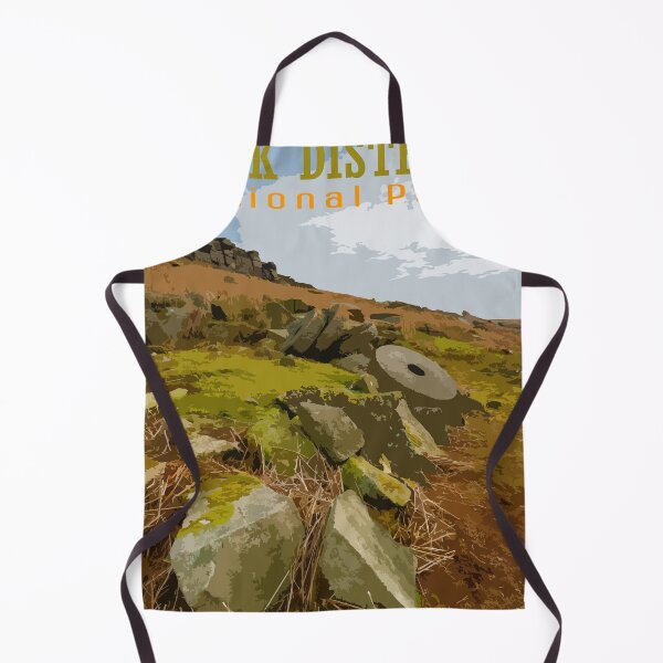 Item preview, Retro travel poster Stanage Edge, Peak District, UK. designed and sold by RobThorley.