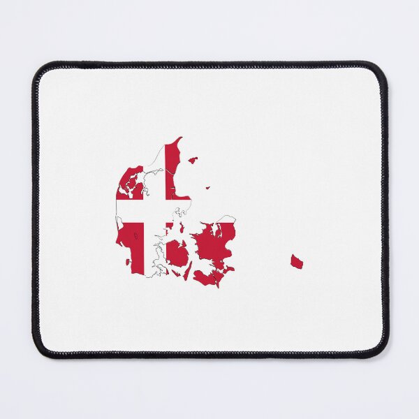 Item preview, Danish Flag Waves in Artistic Glory designed and sold by Places On Earth.