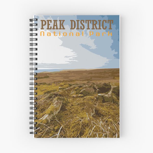 Item preview, Retro travel poster Stanage Edge, Peak District, UK. designed and sold by RobThorley.