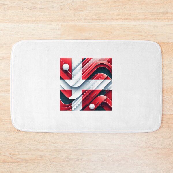 Item preview, Dannebrog Distilled - Minimalist Danish Flag  designed and sold by Places On Earth.