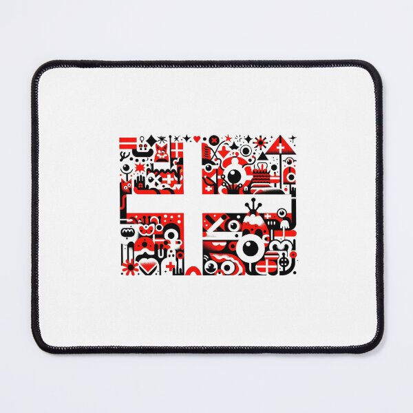 Item preview, Viking Spirit: Dannebrog Reimagined Danish Flag designed and sold by Places On Earth.