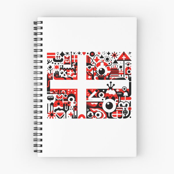 Item preview, Viking Spirit: Dannebrog Reimagined Danish Flag designed and sold by Places On Earth.
