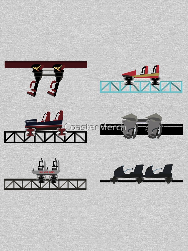 Thorpe Park Coaster Cars Design by CoasterMerch