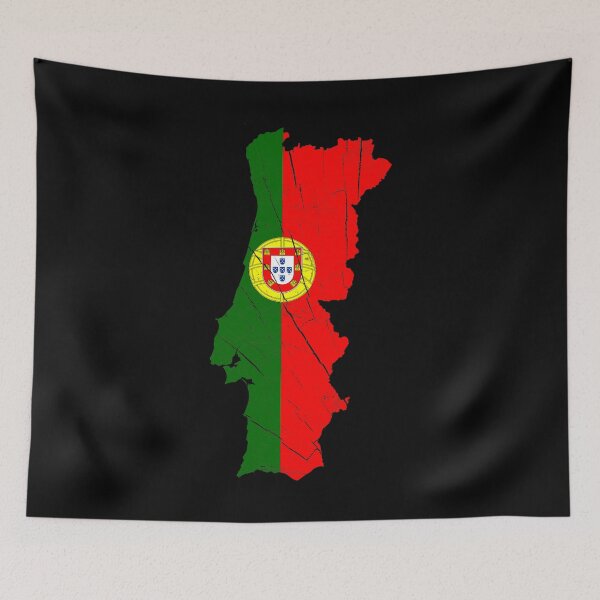 Item preview, Portugal Flag Map Wood Effect designed and sold by Blok45.