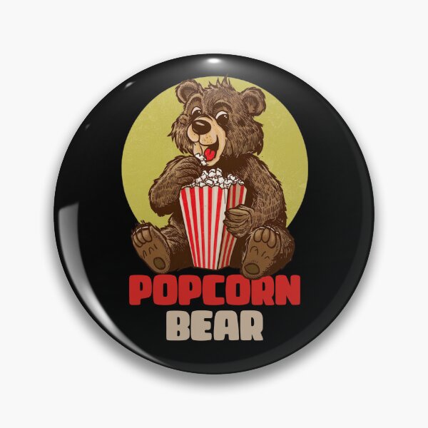 Item preview, Popcorn bear funny vintage popcorn designed and sold by TeeToop1.
