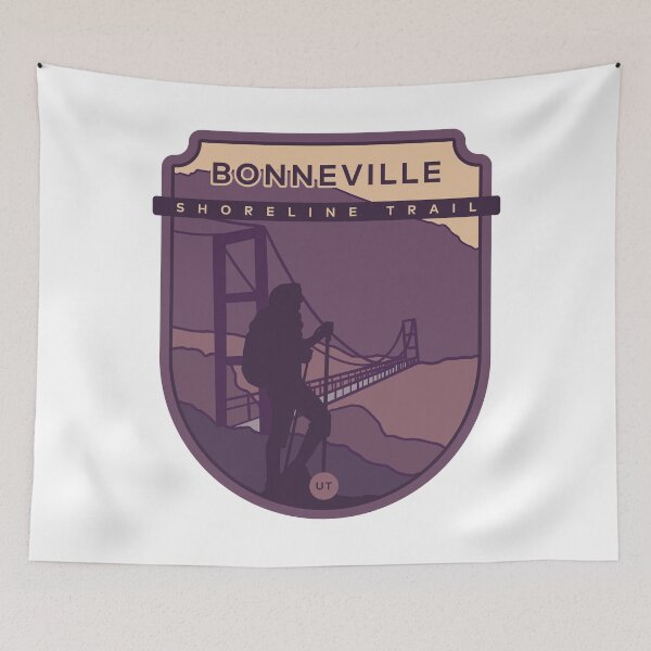 Item preview, Bonneville Shoreline Trail – Utah hiker designed and sold by Moritz Schwäble.