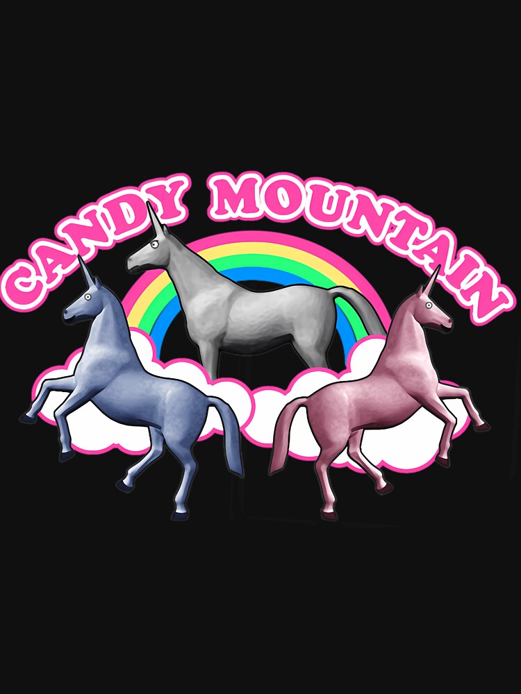 Thumbnail 7 of 7, Essential T-Shirt, Charlie The Unicorn Candy Mountain Filmcow designed and sold by KristaKokkonen8.