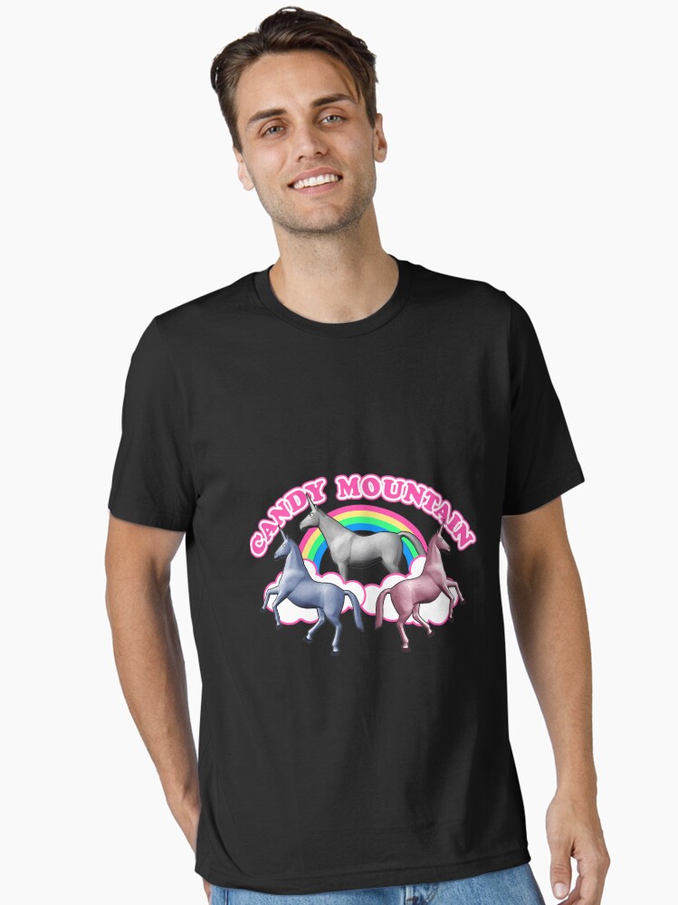 Thumbnail 1 of 7, Essential T-Shirt, Charlie The Unicorn Candy Mountain Filmcow designed and sold by KristaKokkonen8.