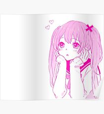anime love girl Poster