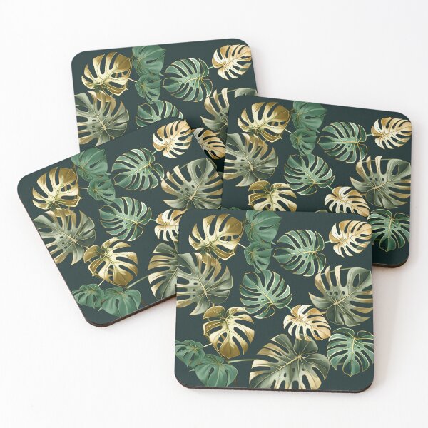 Item preview, Golden- green monstera designed and sold by agaksiazek.