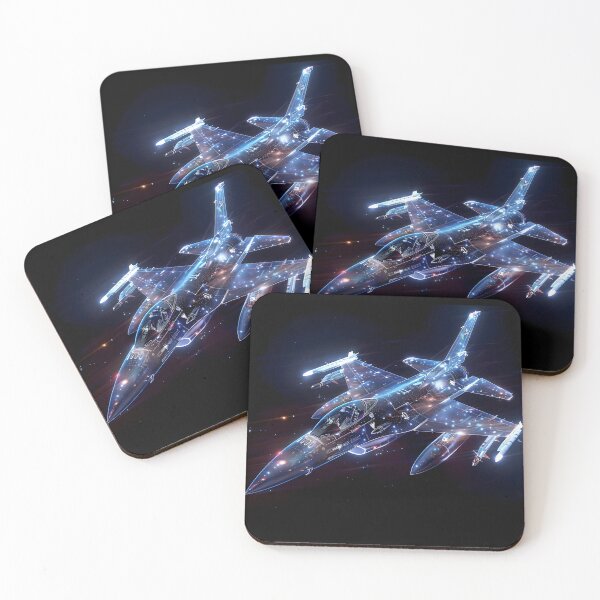 Item preview, Ethereal Flight: Holographic F-16 designed and sold by AI-Only Creations.