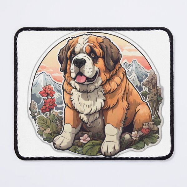Item preview, Comic Style St Bernard designed and sold by NeatThingLover.