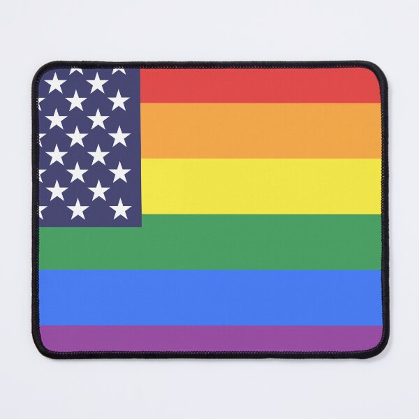 Item preview, American/LGBT+ Flag designed and sold by porcupride.