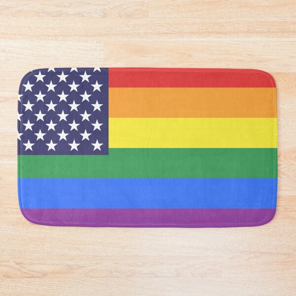 Item preview, American/LGBT+ Flag designed and sold by porcupride.