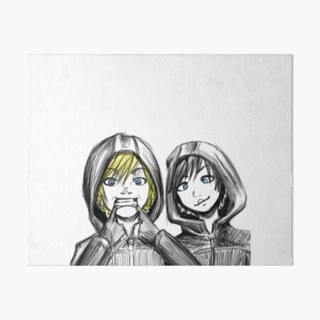 Vista previa del artículo con la obra «Roxas y Xion - Kingdom Hearts 358/2 días», diseñado y vendido por Trannes.