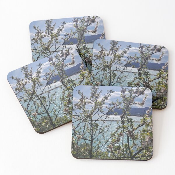 Item preview, Enchanted Gaze: Monte Saraceno through Almond Blossoms designed and sold by EpicVistas.