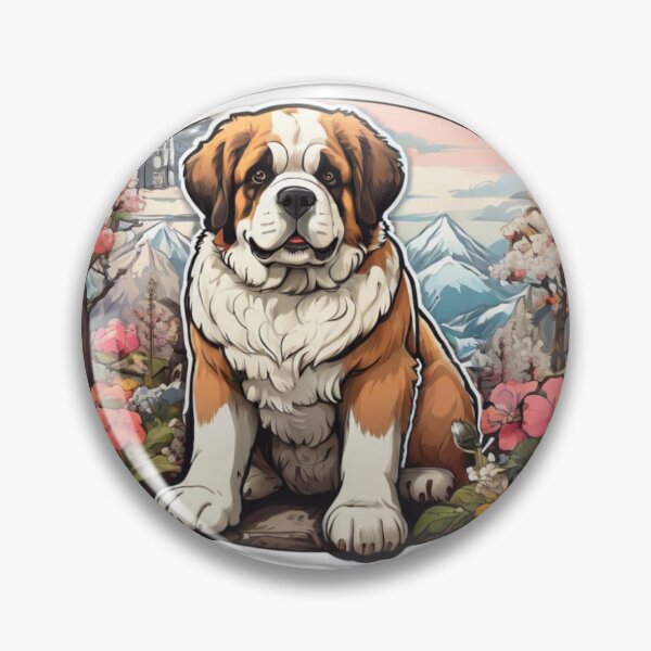 Item preview, Spring Anime Style St Bernard designed and sold by NeatThingLover.