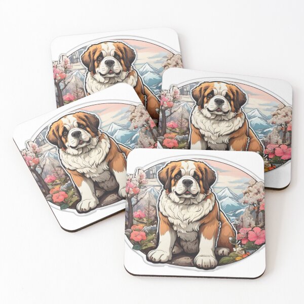 Item preview, Spring Anime Style St Bernard designed and sold by NeatThingLover.
