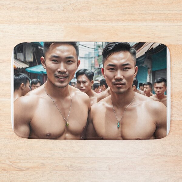 Item preview, Bangkok's Songkran Festival Vibes with Asian Hunks designed and sold by Aryabek.