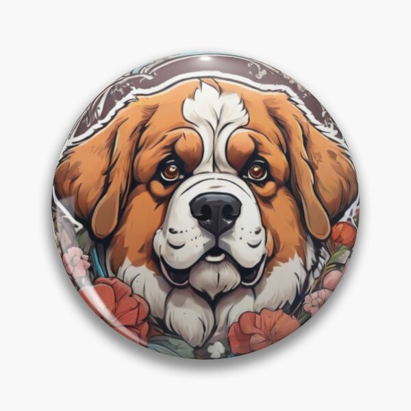 Item preview, Spring Comic Style St Bernard designed and sold by NeatThingLover.