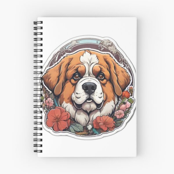 Item preview, Spring Comic Style St Bernard designed and sold by NeatThingLover.