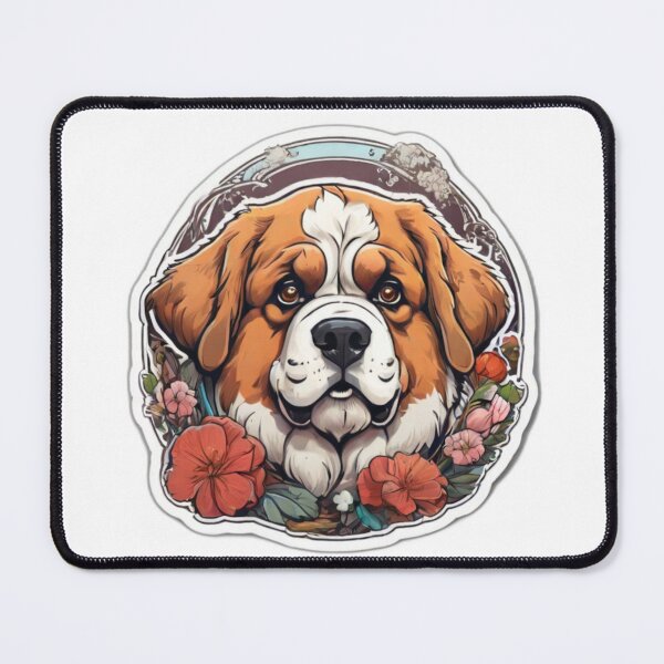 Item preview, Spring Comic Style St Bernard designed and sold by NeatThingLover.