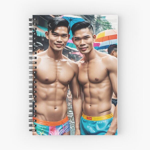 Item preview, Splashing Pride: Songkran's Handsome Festival Spirits designed and sold by Aryabek.
