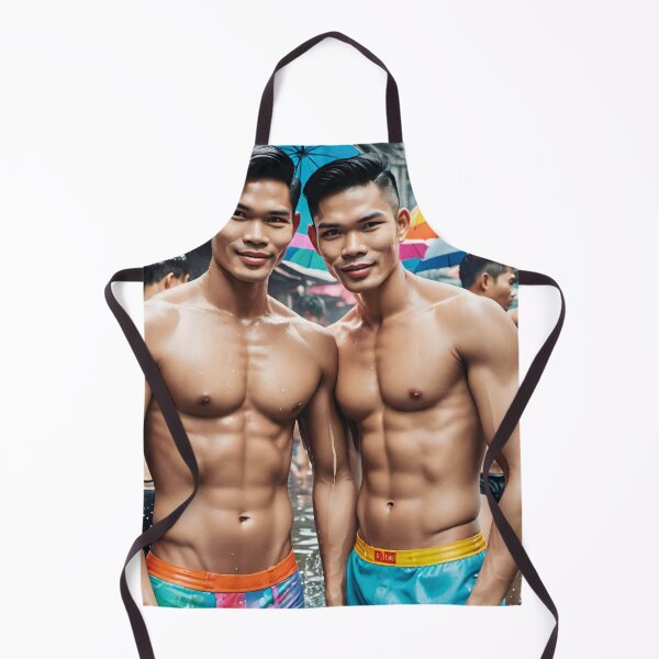 Item preview, Splashing Pride: Songkran's Handsome Festival Spirits designed and sold by Aryabek.