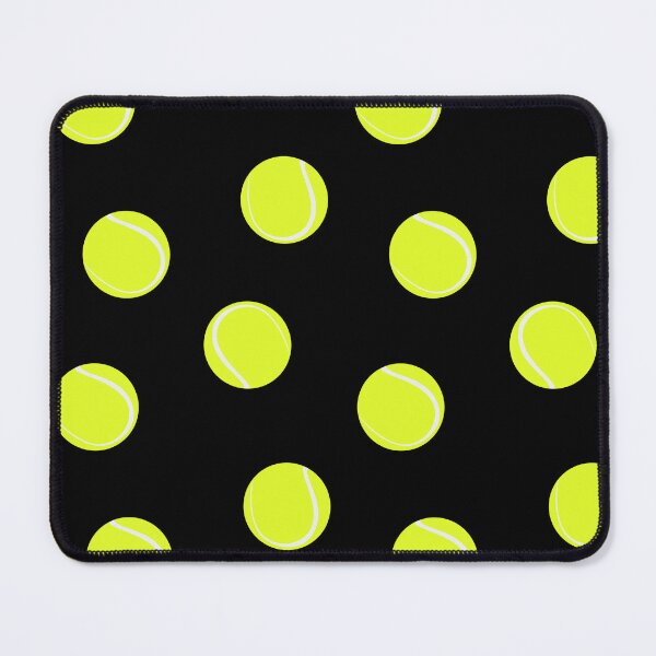 Item preview, Tennis Balls Pattern on Black designed and sold by CreativeBridge.