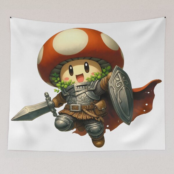 Item preview, Spore of the Round Table, The Mushroom Knight designed and sold by carelessdesigns.