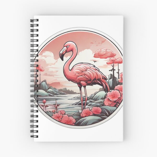 Item preview, Japan Comic Style Flamingo designed and sold by NeatThingLover.