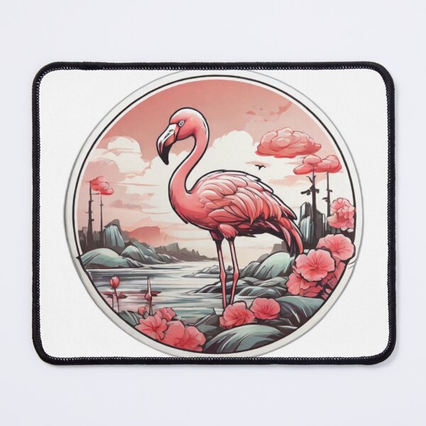 Item preview, Japan Comic Style Flamingo designed and sold by NeatThingLover.