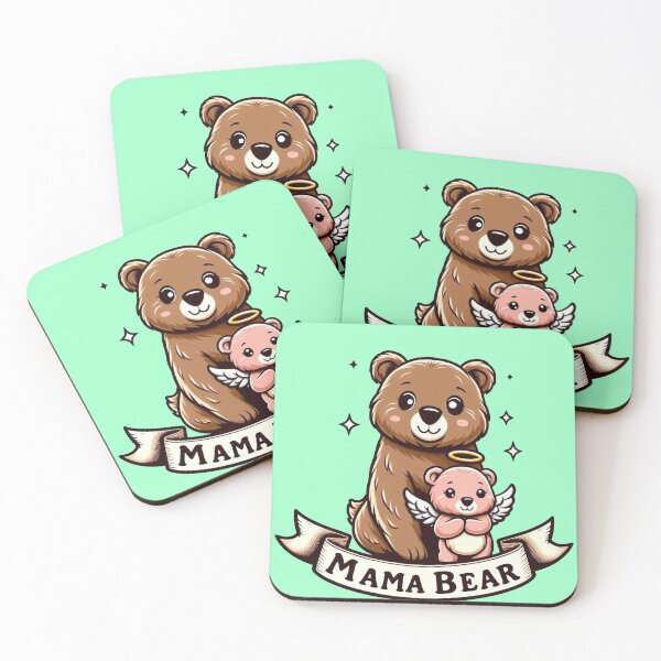 Item preview, Mama Bear (angel baby) designed and sold by Vkinsify.